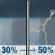 Sunday: A chance of rain showers between 10am and 2pm, then a chance of showers and thunderstorms. Mostly cloudy, with a high near 87. South wind 2 to 10 mph. Chance of precipitation is 50%. New rainfall amounts between a tenth and quarter of an inch possible. Sunday: Chance Rain Showers then Chance Showers And Thunderstorms