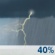 Today: Chance Showers And Thunderstorms